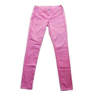 Maurices Pink Cotton Blend Skinny Pants XS Regular